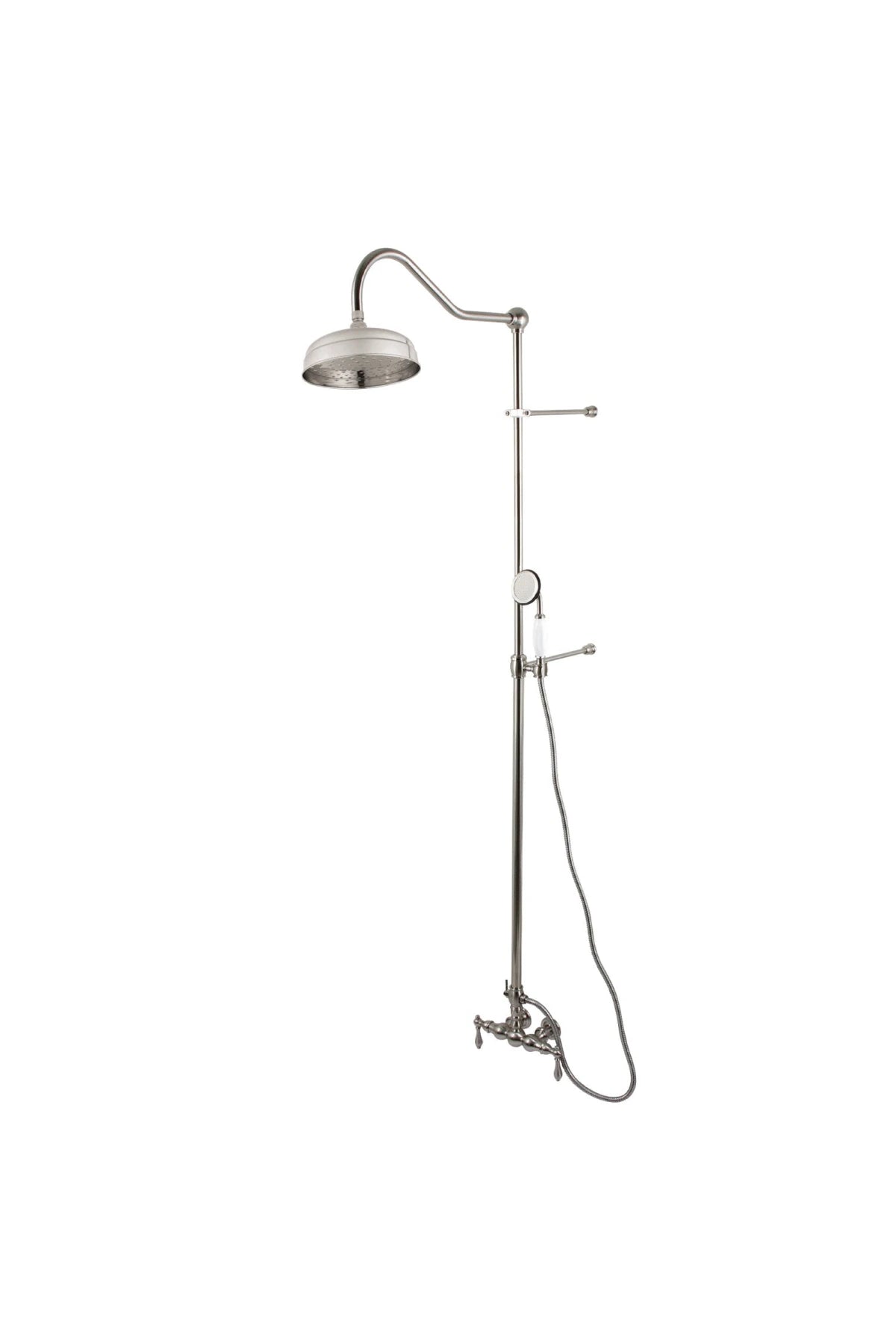 Vintage Wall Mount Rain Drop Shower System with Hand Shower