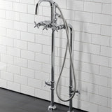 Concord Freestanding Tub Faucet with Supply Line + Stop Valve