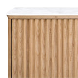 Olive Reeded Sideboard