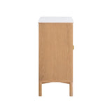 Olive Reeded Cabinet