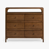 Cali 6-Drawer Oak Dresser