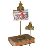 Christmas Tree Card Clips on Stands Set