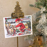 Christmas Tree Card Clips on Stands Set