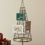 Metal Christmas Tree Card Holder