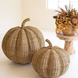 Giant Woven Vine Pumpkin - Set of 2