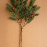 Artificial Fir Spray with Cones