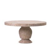 Natural Travertine Cake Stand