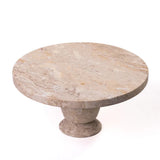 Natural Travertine Cake Stand