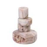 Marble Stacked Candle Holder
