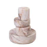Marble Stacked Candle Holder