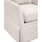 Faye Slipcover Swivel Club Chair