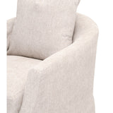 Faye Slipcover Swivel Club Chair