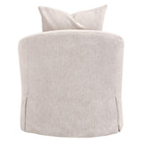 Faye Slipcover Swivel Club Chair