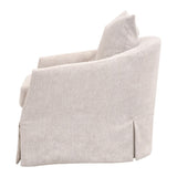 Faye Slipcover Swivel Club Chair