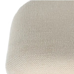 Close-up of a textured cream fabric of the Shay Dining Chair