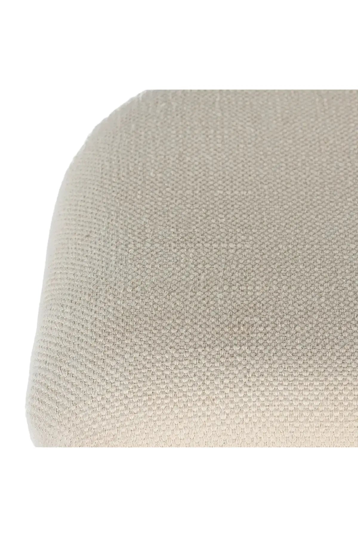 Close-up of a textured cream fabric of the Shay Dining Chair