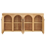 Appia 4 Door Sideboard - Oak