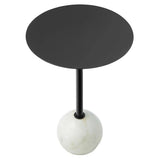 Aliza Round Marble Side Table