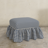 Edith Ruffle Ottoman