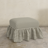 Edith Ruffle Ottoman