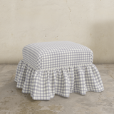 Edith Ruffle Ottoman