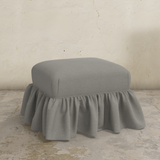 Edith Ruffle Ottoman