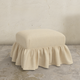 Edith Ruffle Ottoman