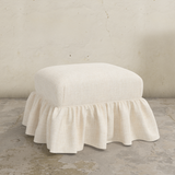 Edith Ruffle Ottoman