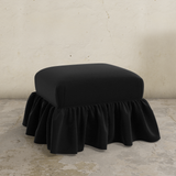 Edith Ruffle Ottoman