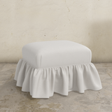Edith Ruffle Ottoman