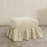 Edith Ruffle Ottoman