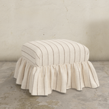 Edith Ruffle Ottoman