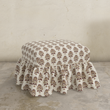Edith Ruffle Ottoman