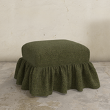 Edith Ruffle Ottoman