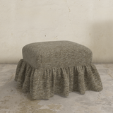Edith Ruffle Ottoman