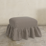 Edith Ruffle Ottoman