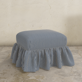 Edith Ruffle Ottoman