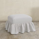 Edith Ruffle Ottoman