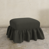 Edith Ruffle Ottoman