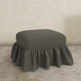 Edith Ruffle Ottoman