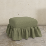 Edith Ruffle Ottoman