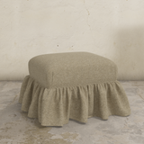 Edith Ruffle Ottoman