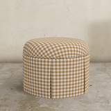 Ely Skirted Ottoman