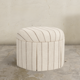 Ely Skirted Ottoman