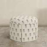 Ely Skirted Ottoman