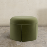 Ely Skirted Ottoman