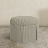 Ely Skirted Ottoman