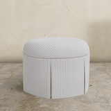 Ely Skirted Ottoman