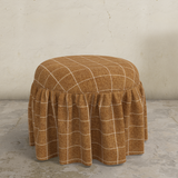 Eloise Ruffle Ottoman