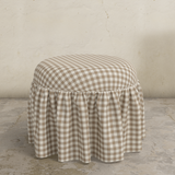 Eloise Ruffle Ottoman